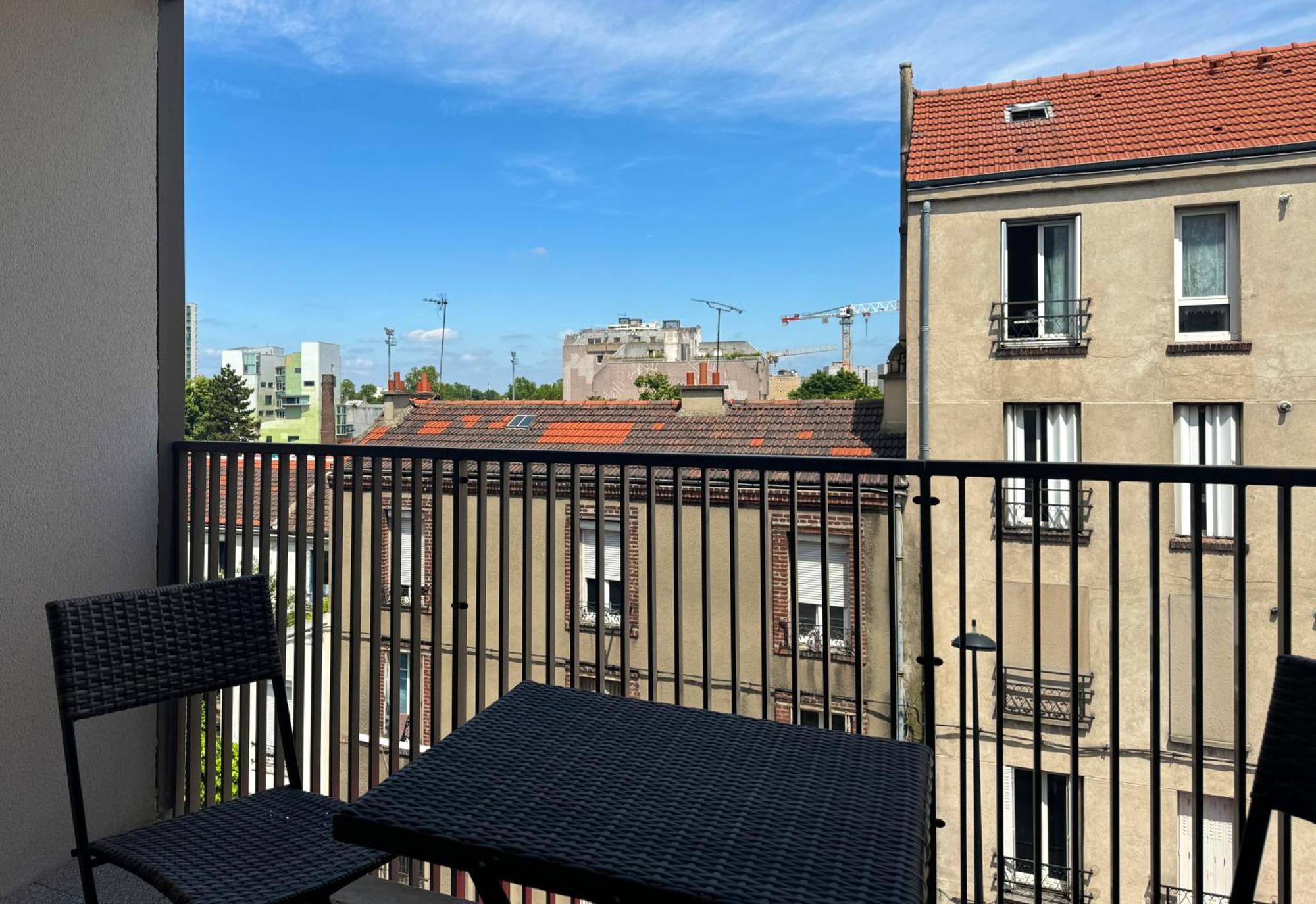 Appartement Moderne Avec Balcon Proche De Paris Aubervilliers Exterior foto